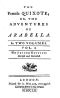 [Gutenberg 50054] • The Female Quixote; or, The Adventures of Arabella, v. 1-2